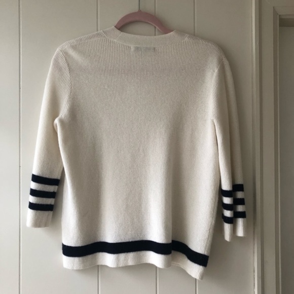 Madewell Mapbook Waffle Knit Pullover Sweater XS - Picture 8 of 8